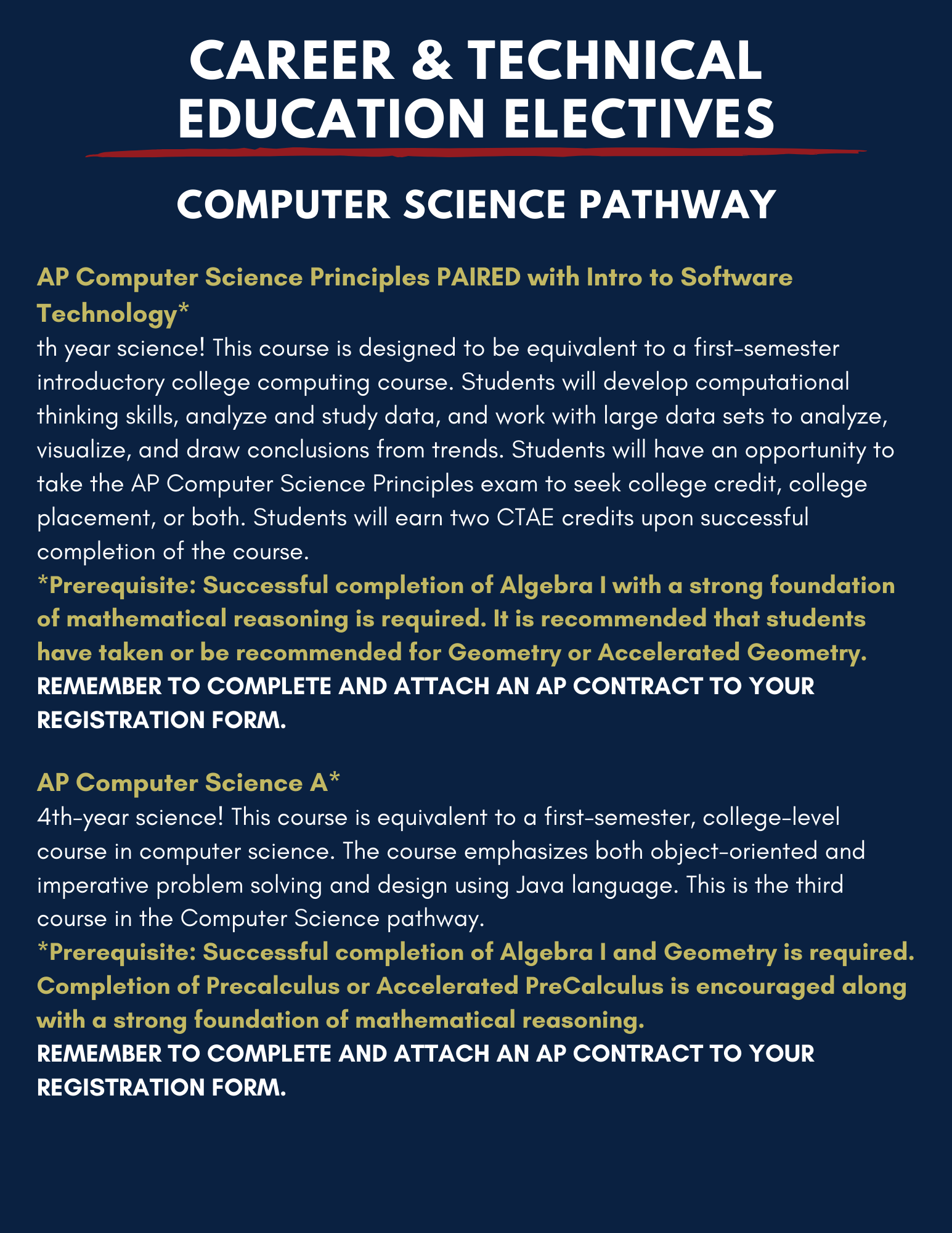 computer science classes